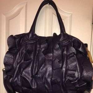 Steve Madden ruffle handbag